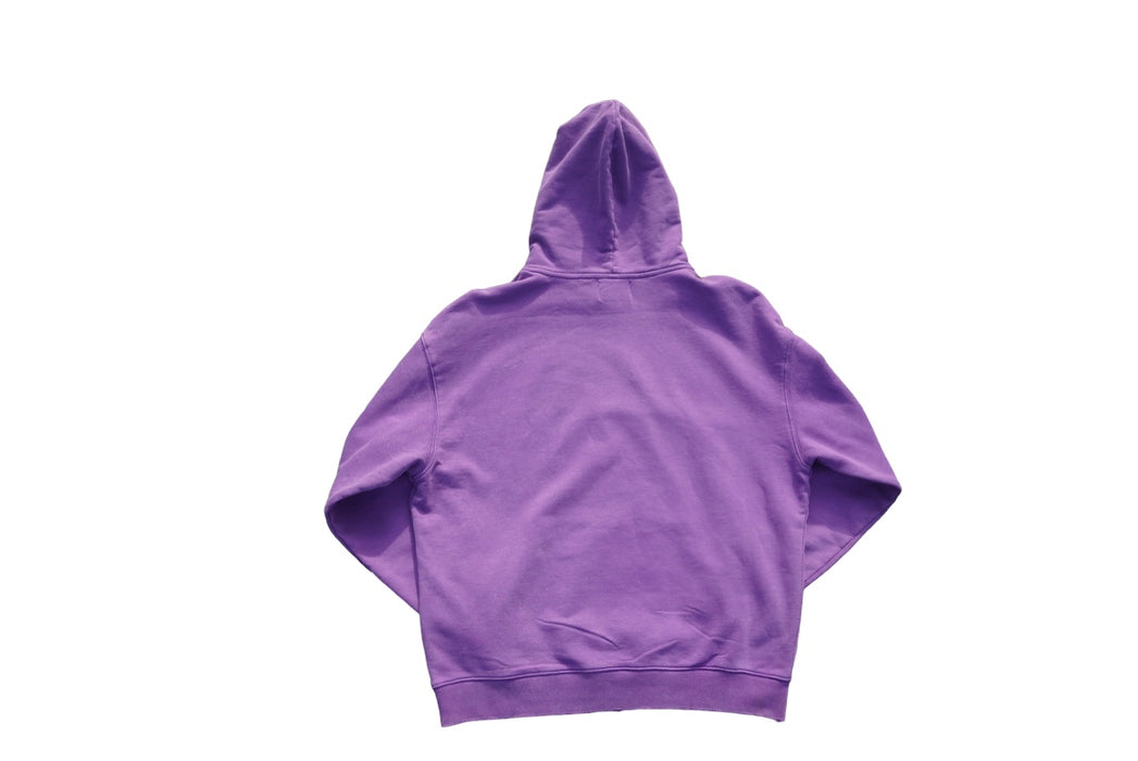 Acid Wash Hoodie 'Purple'